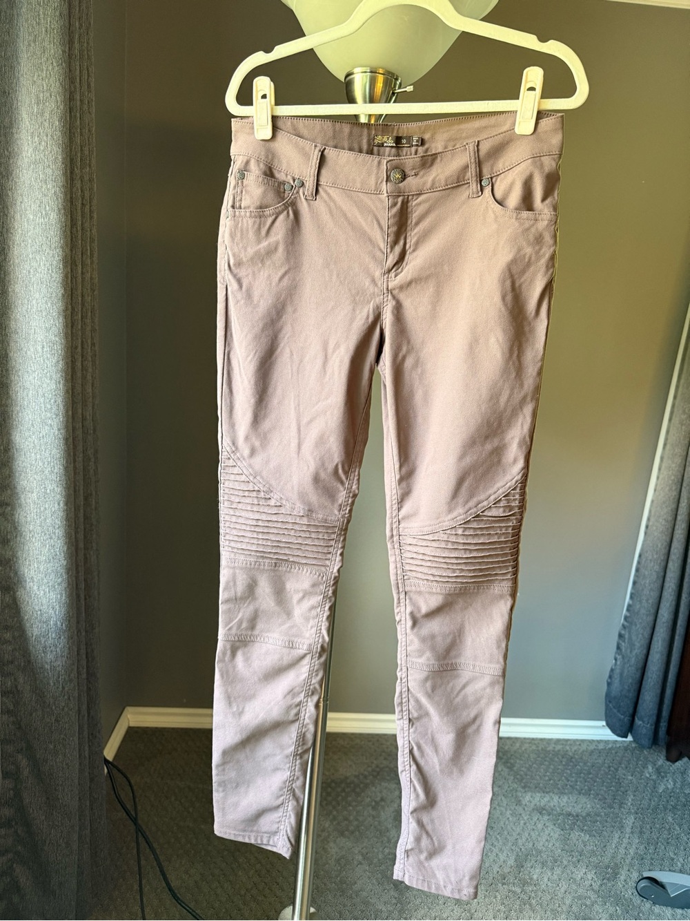 Prana Moto-Style Women's Pants in Dusty Mauve